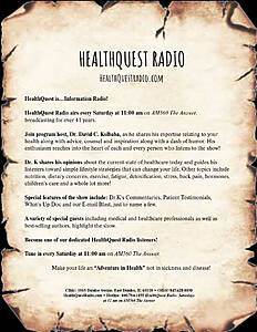 Healthquest Radio Black Bkgrd