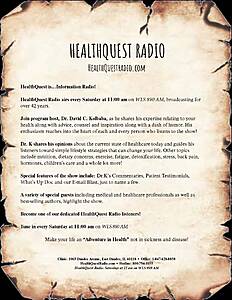 Healthquest Radio Edit Black Bkgrd